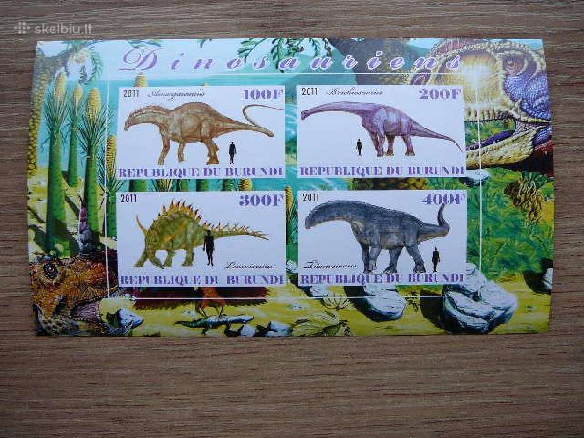 Dinozaurai Burundis 2011 svarus g403b