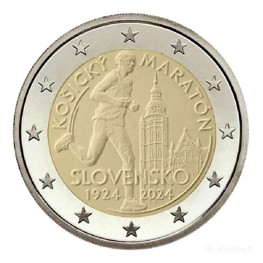 2 eurų Slovakijos Unc proginės monetos - nuotraukos Nr. 7