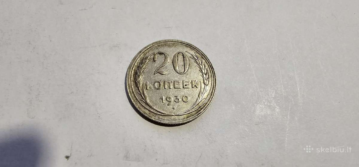 1929-1930 20 kapeiku - nuotraukos Nr. 3
