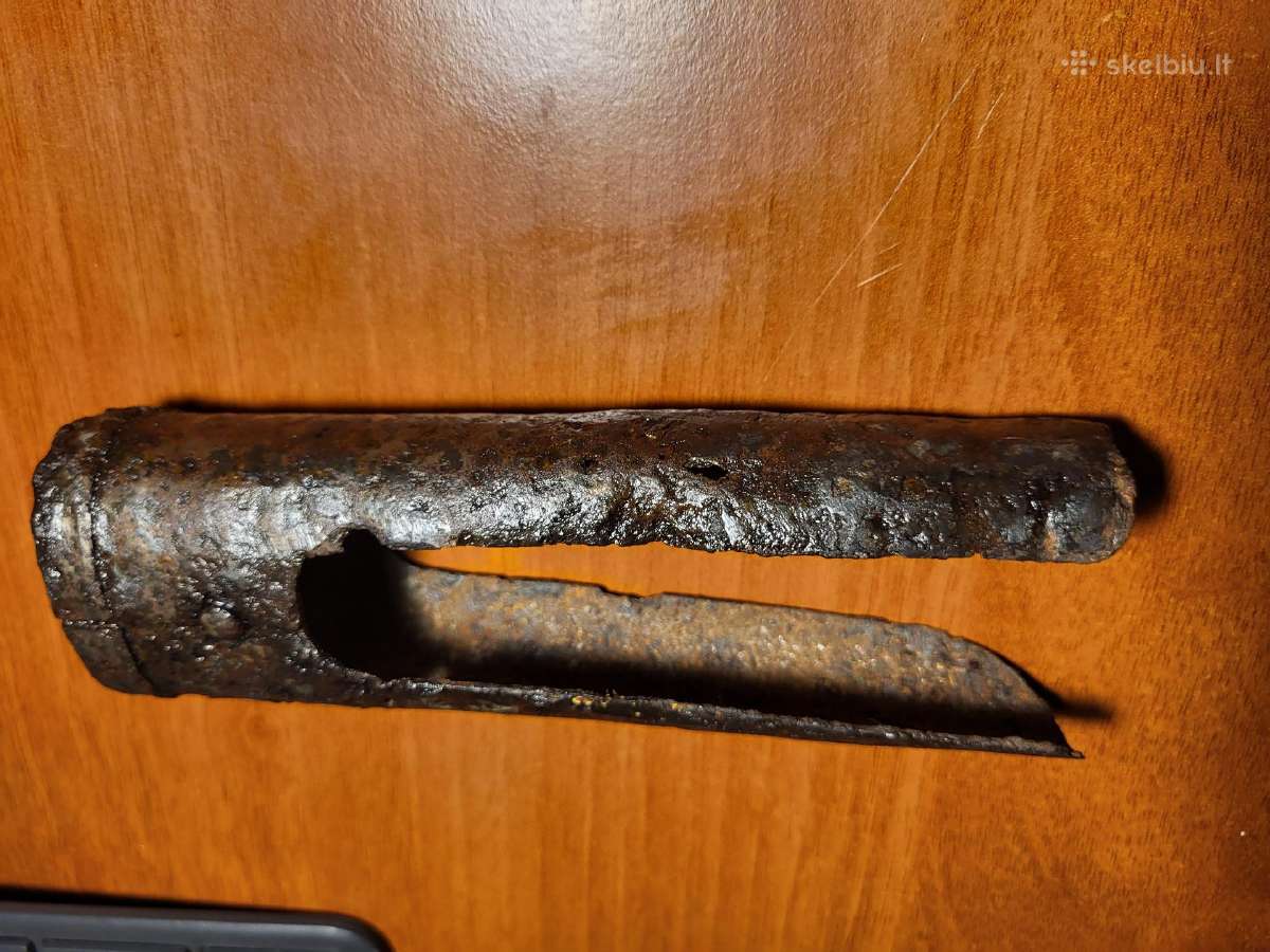 Labai reta vokiško kirvio rankenos detalė. - nuotraukos Nr. 5