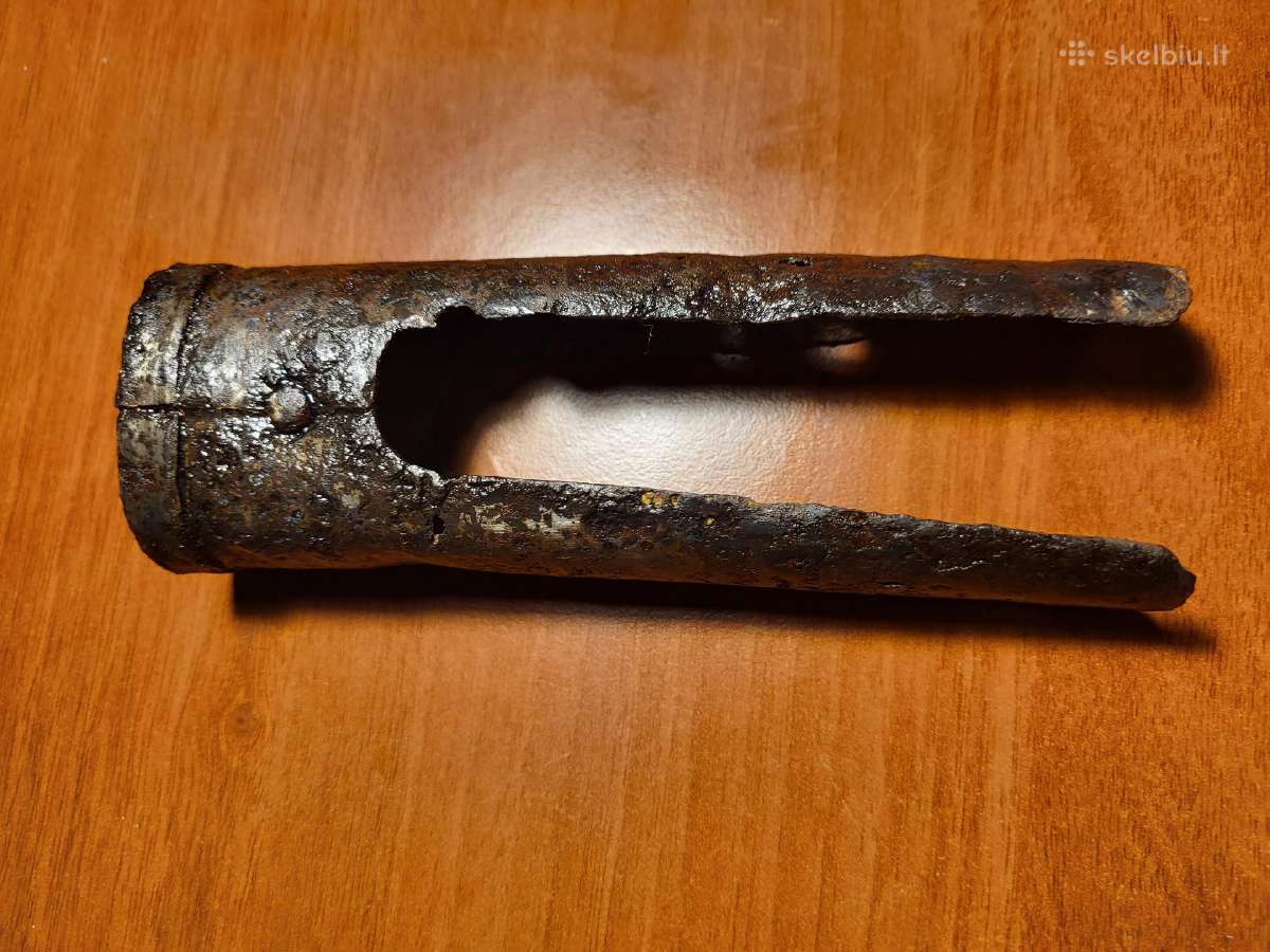 Labai reta vokiško kirvio rankenos detalė. - nuotraukos Nr. 7
