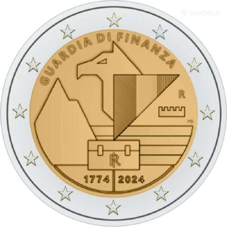 2 eurų Italijos Unc proginės monetos - nuotraukos Nr. 10