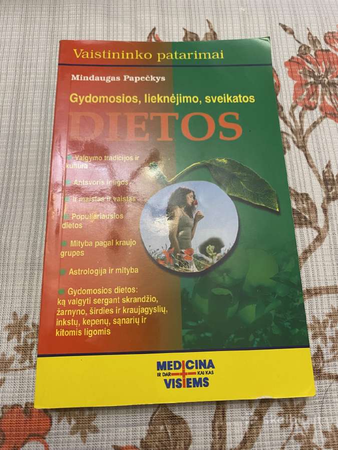 Parduodamos knygos apie dietas, lieknejima, nervus