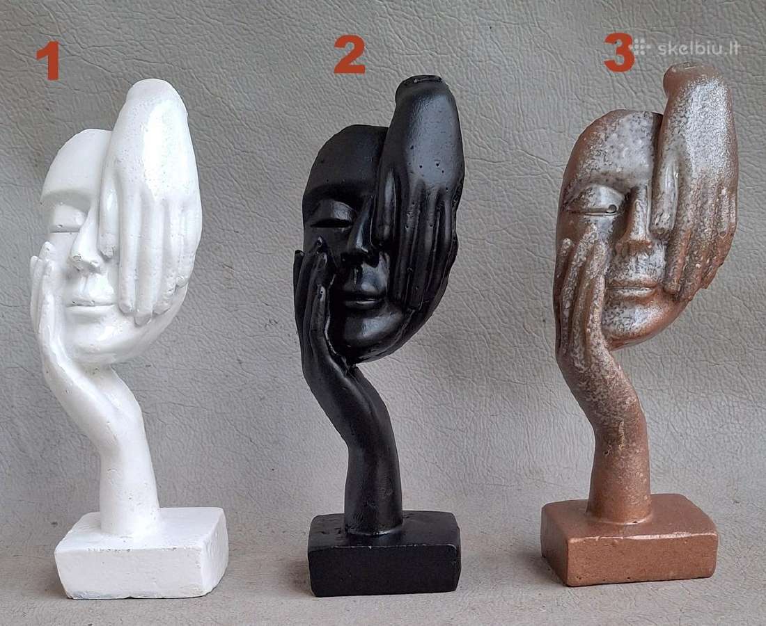 Liūto kaukė rankų darbo, dirbtinis akmuo - nuotraukos Nr. 9