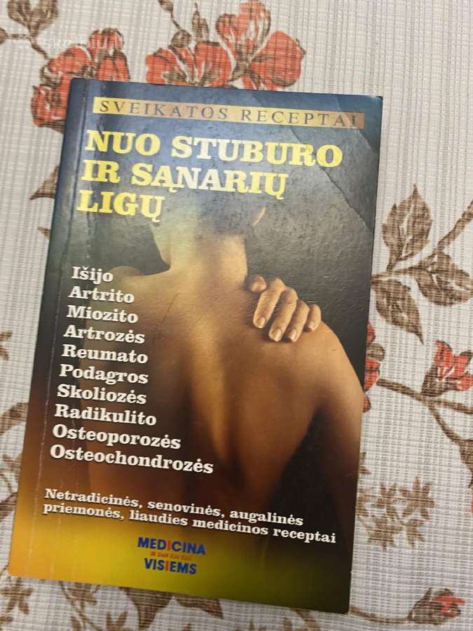 Parduodama knyga nuo stuburo ligu ir sanariu