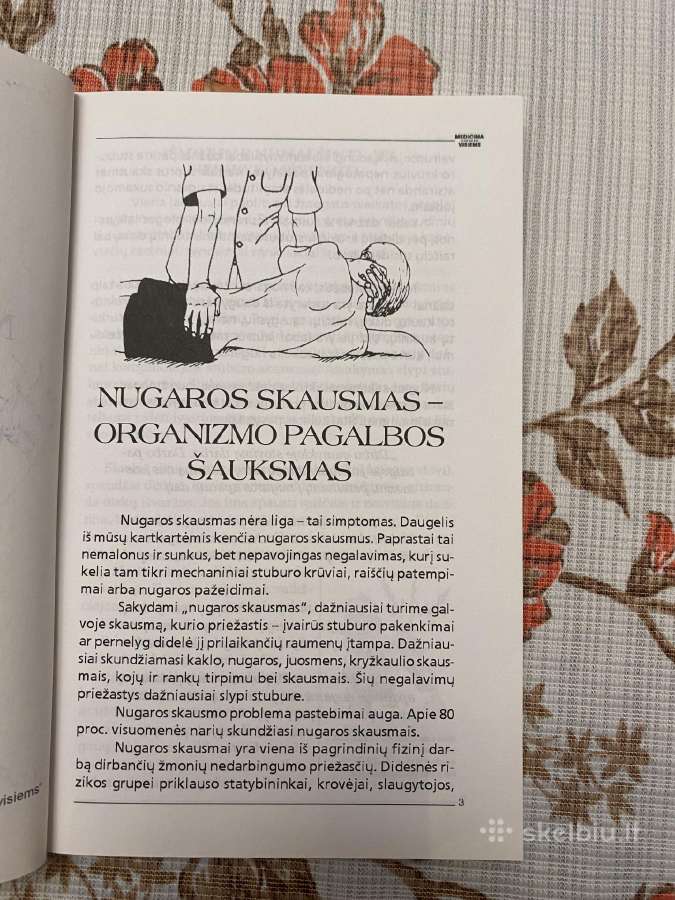 Parduodama knyga nuo stuburo ligu ir sanariu - nuotraukos Nr. 2