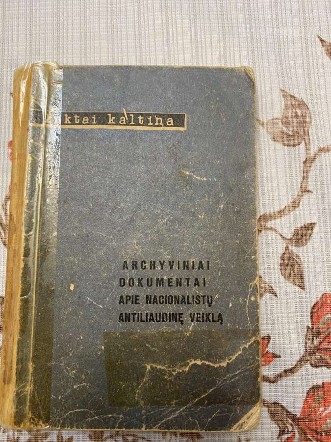 Parduodami archyviniai dokumentai