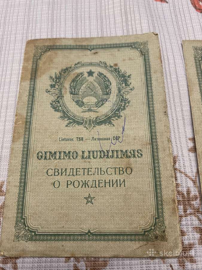 Parduodami ivairus dokumentai - nuotraukos Nr. 15