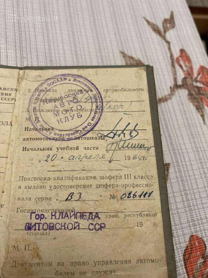Parduodami ivairus dokumentai - nuotraukos Nr. 23