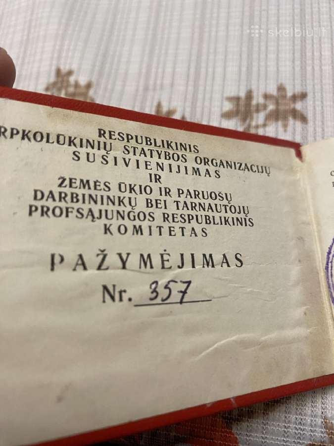 Parduodami ivairus seni dokumentai - nuotraukos Nr. 19