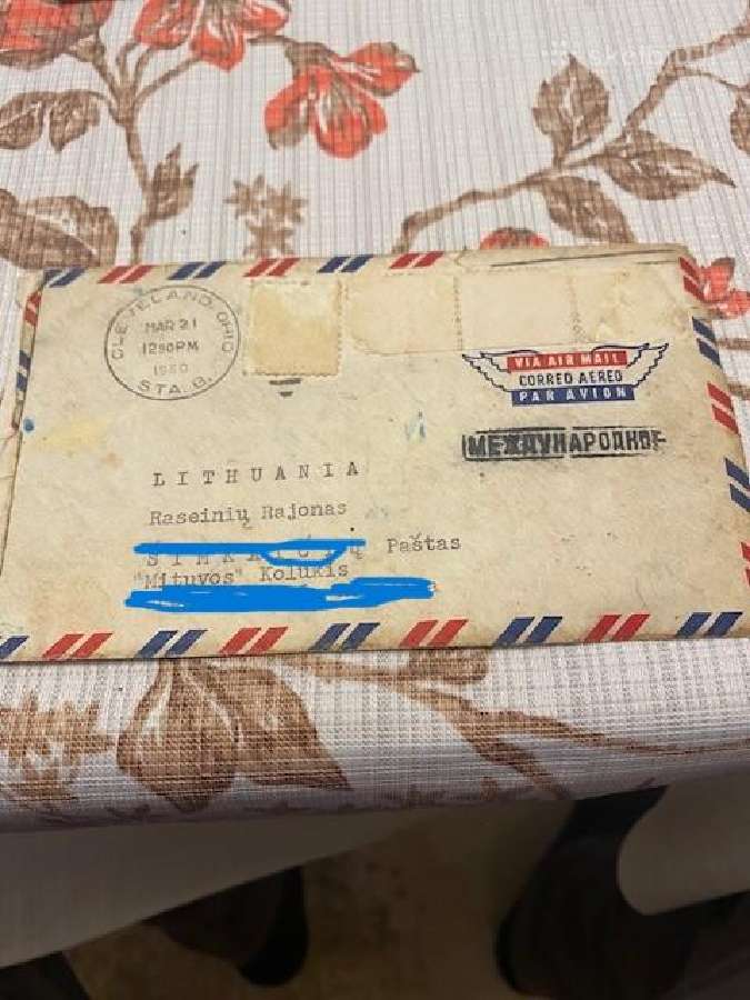 Parduodami 1959-1960 originalus laiškai iš JAV - nuotraukos Nr. 2