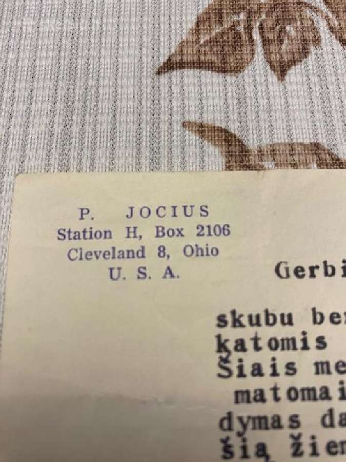 Parduodami 1959-1960 originalus laiškai iš JAV - nuotraukos Nr. 5