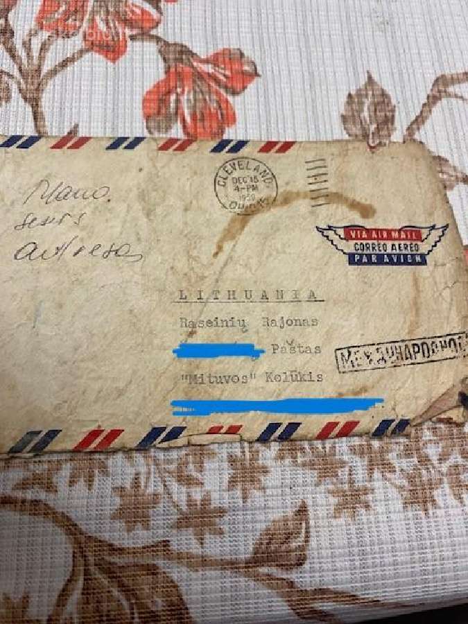 Parduodami 1959-1960 originalus laiškai iš JAV - nuotraukos Nr. 6