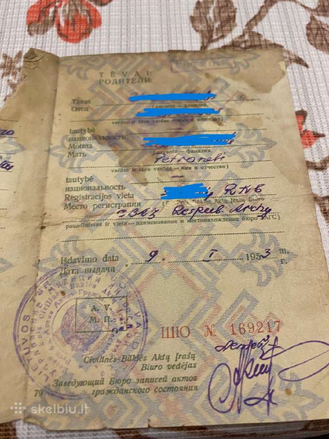 Parduodami gimimo ir santuokos liudijimų kopijos - nuotraukos Nr. 3