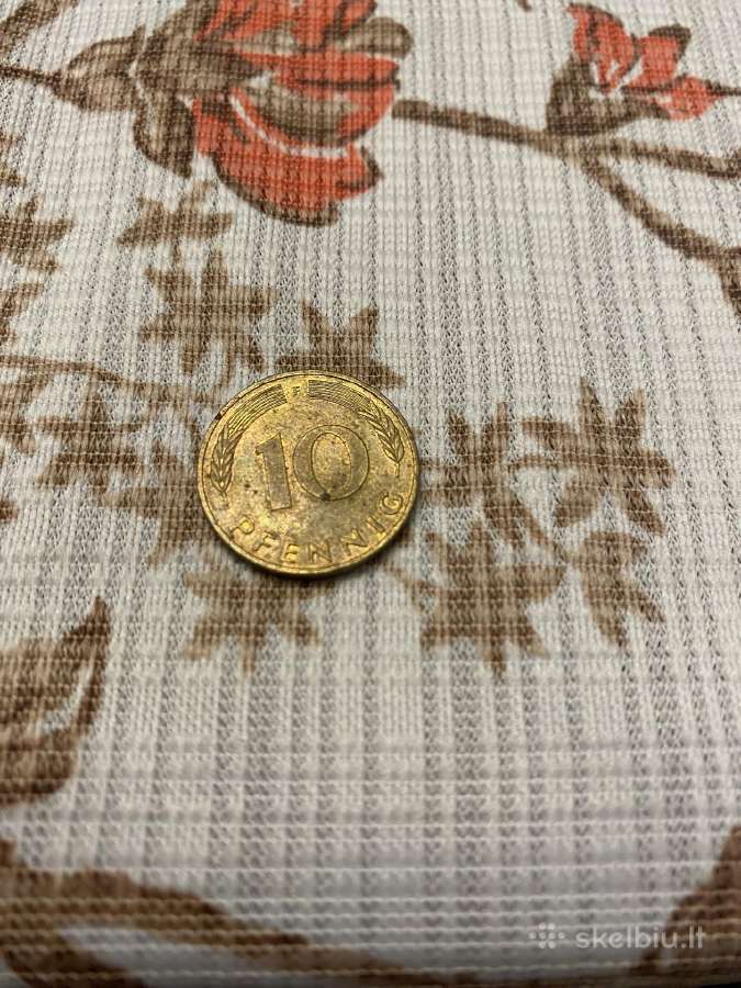 10 Vokietijos pfeningiu, Anglijos, Švedijos , JAV