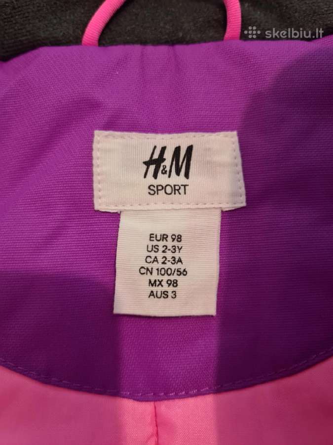 H&m žieminis kombinezonas 2-3 metų vaikui 98 dydis - nuotraukos Nr. 3