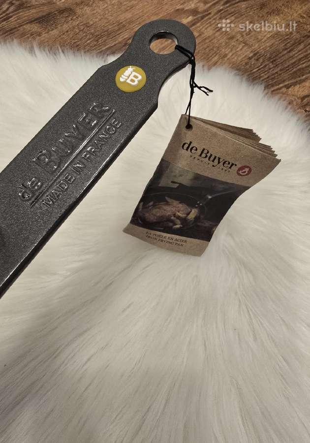 Parduodu naują de Buyer Mineral B plieno keptuvę - nuotraukos Nr. 5