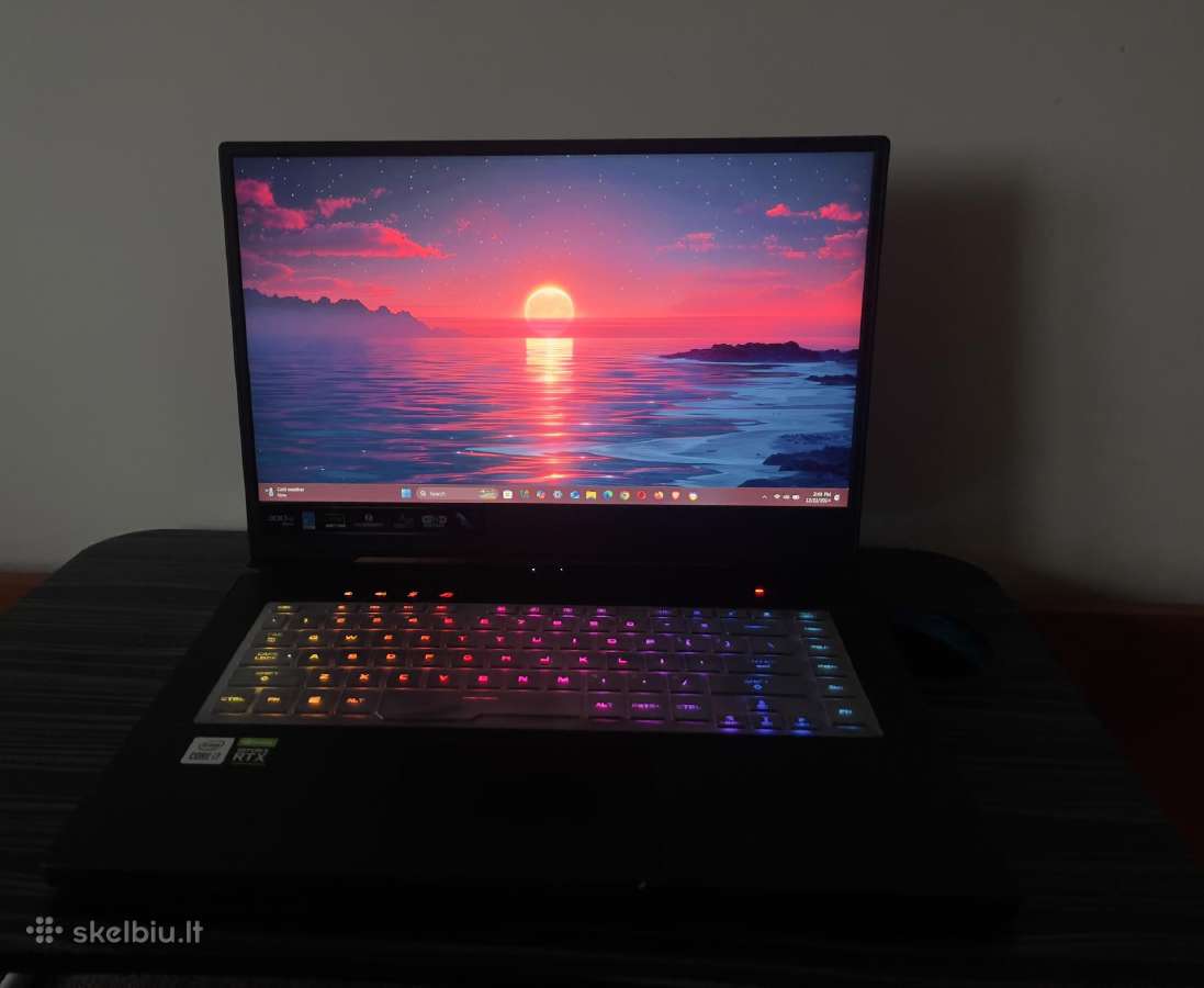 Asus Zephyrus S15/ i7-10875h/32/512gb/rtx 2070 8gb - nuotraukos Nr. 8