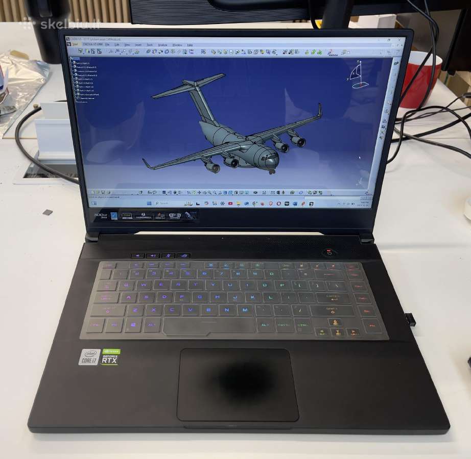 Asus Zephyrus S15/ i7-10875h/32/512gb/rtx 2070 8gb - nuotraukos Nr. 9
