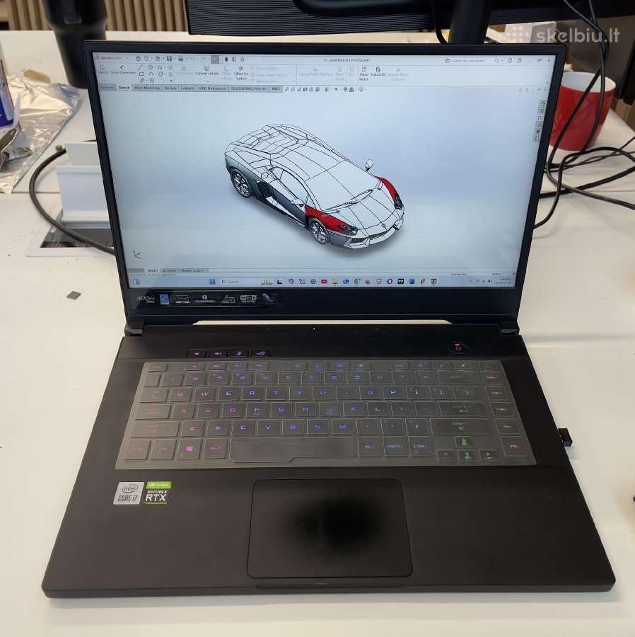 Asus Zephyrus S15/ i7-10875h/32/512gb/rtx 2070 8gb - nuotraukos Nr. 10