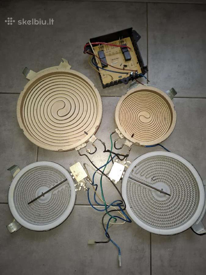 Whirpool elektrinės kaitlentės / viryklės dalys