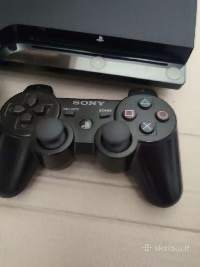 Playstation 3 su 35 zaidimais, visi laidai, 2 pult - nuotraukos Nr. 2