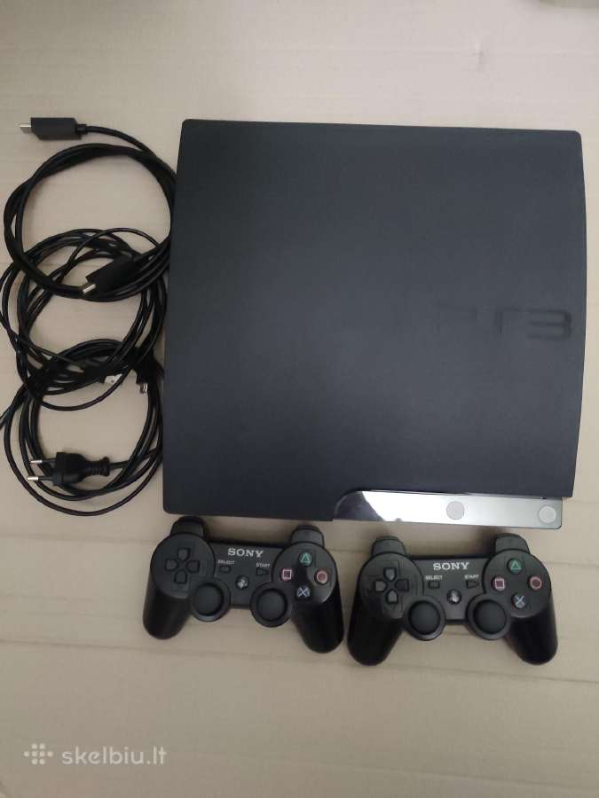 Playstation 3 su 35 zaidimais, visi laidai, 2 pult - nuotraukos Nr. 3