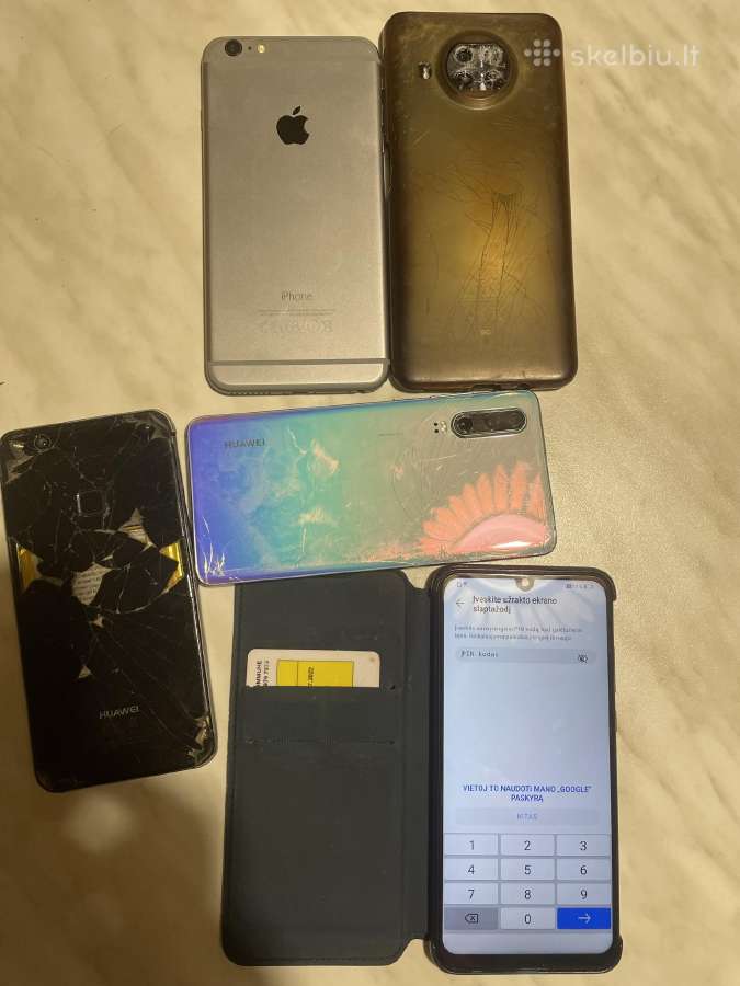 5 pazeisti telefonai Apple,xuawei