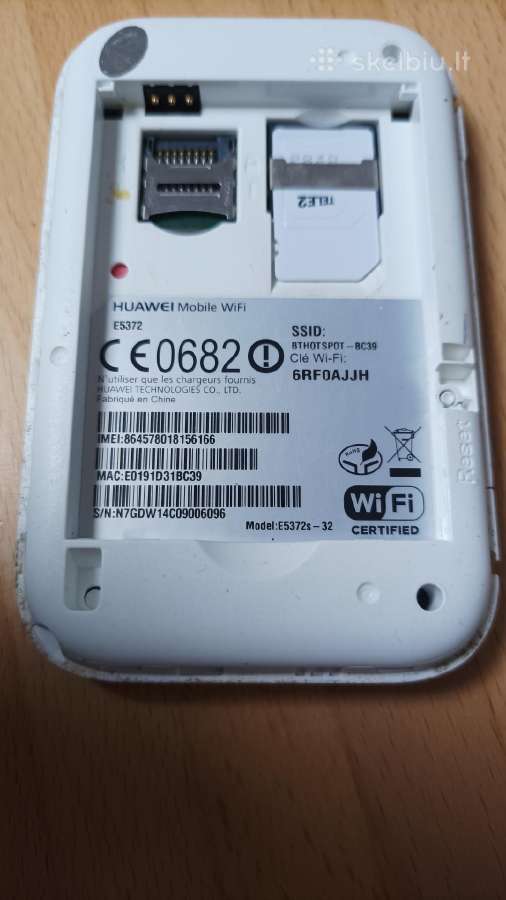 Modemas Huawei Mobile WiFi E5372s-32 ir antena - nuotraukos Nr. 2