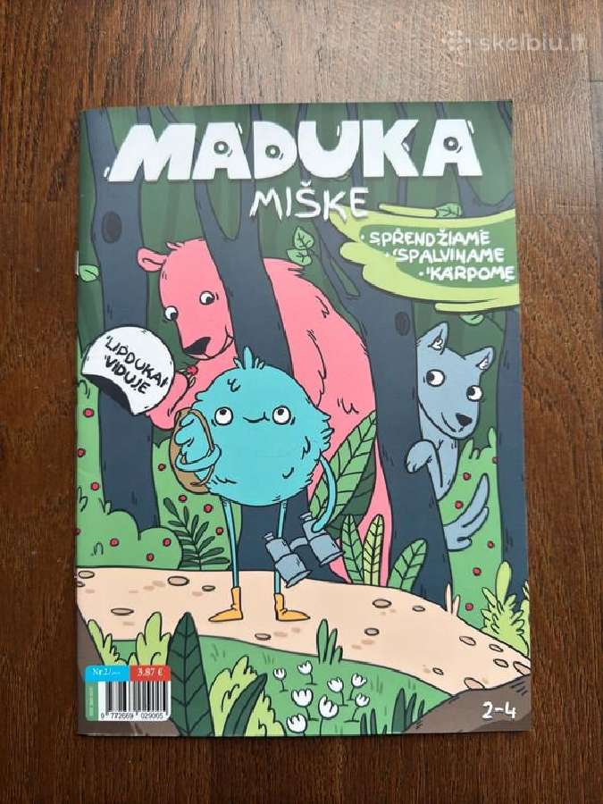 Maduka miške. Užduočių žurnalas