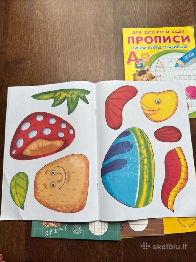 Užduotys mažiausiems + 3 sąsiuviniai - nuotraukos Nr. 3