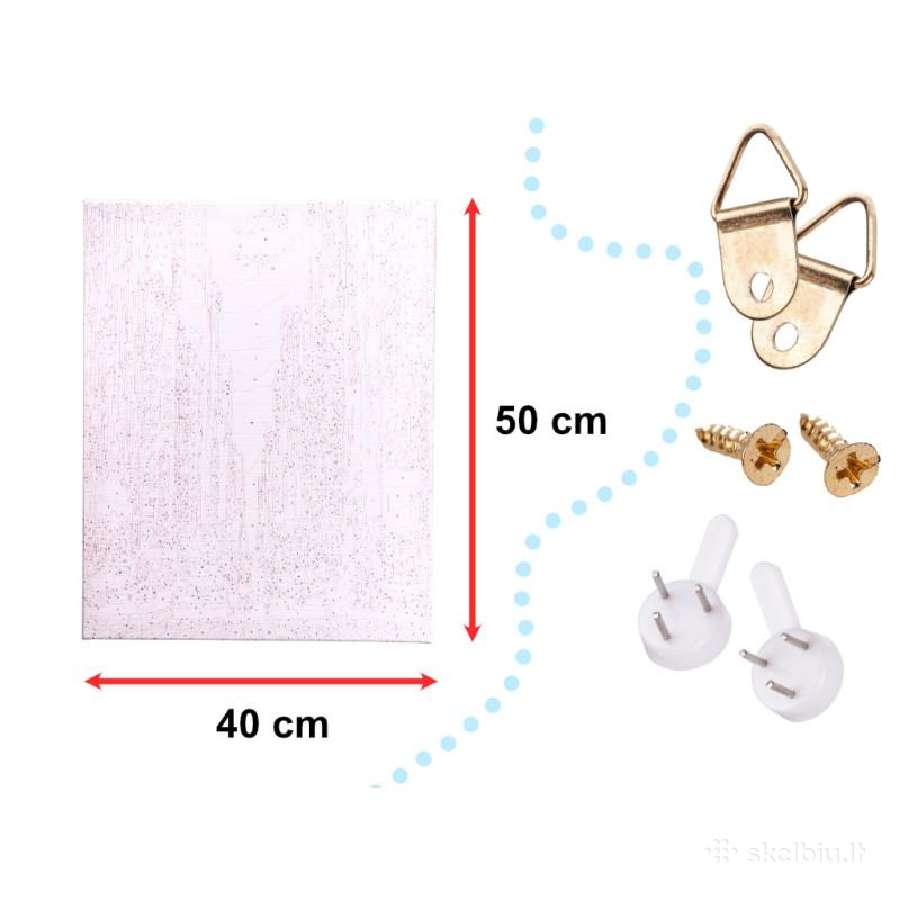 Tapyba pagal skaičius (40x50cm) Tik 9.99€! - nuotraukos Nr. 3