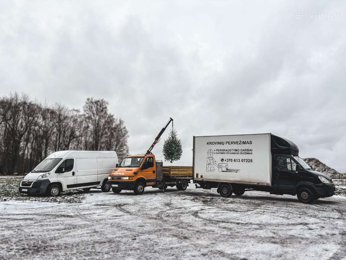 Krovinių pervežimas,perkraustymas, baldu išvežimas