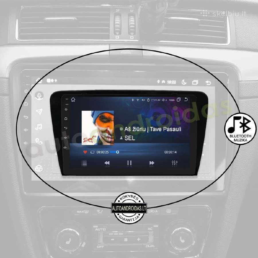 Skoda Superb 2003-14 Android multimedija WiFi/GPS - nuotraukos Nr. 6