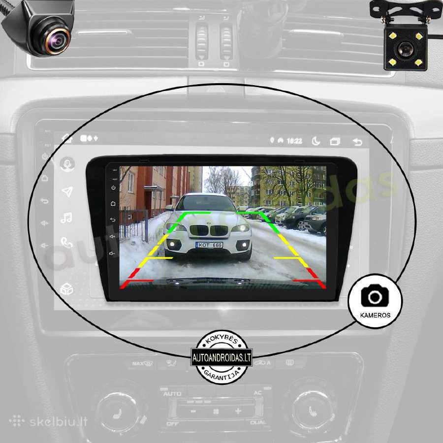 Skoda Superb 2003-14 Android multimedija WiFi/GPS - nuotraukos Nr. 7