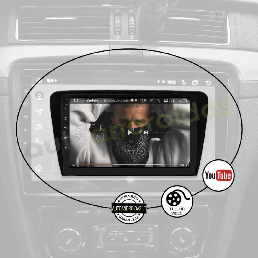 Skoda Superb 2003-14 Android multimedija WiFi/GPS - nuotraukos Nr. 8