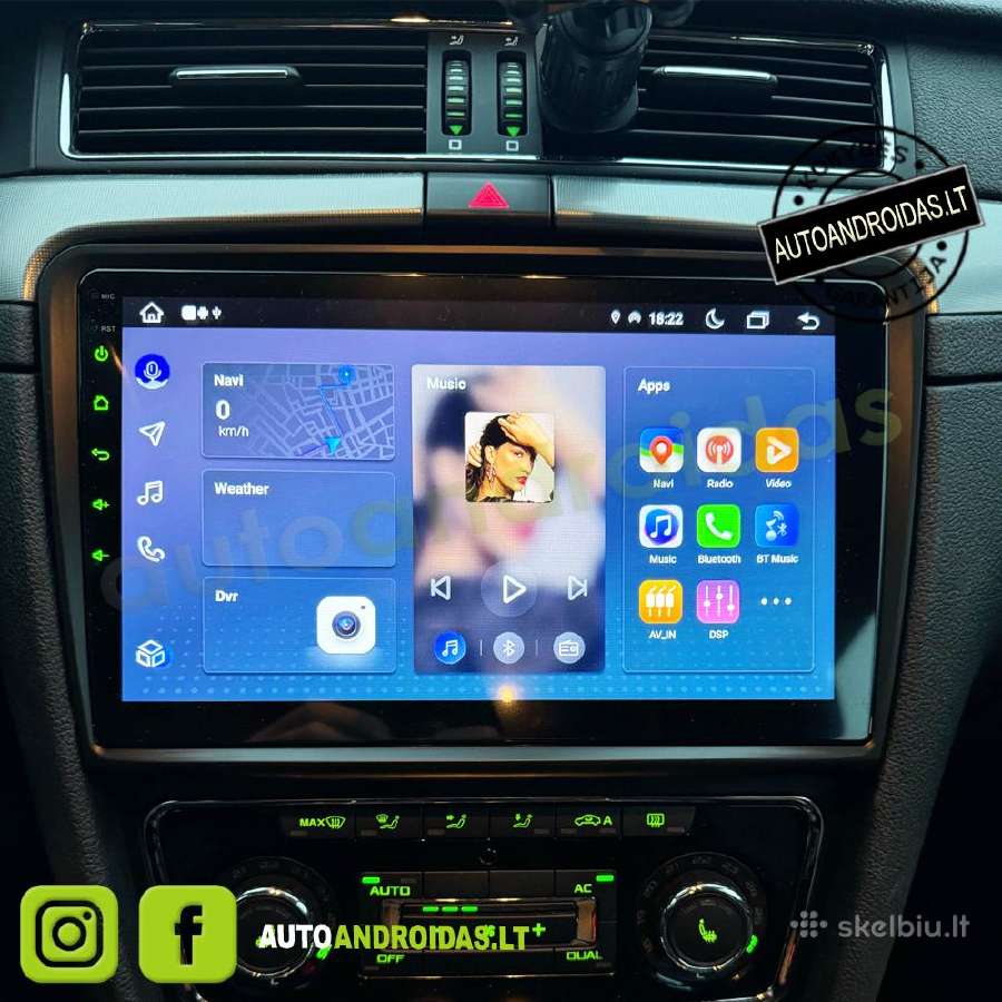 Skoda Superb 2003-14 Android multimedija WiFi/GPS