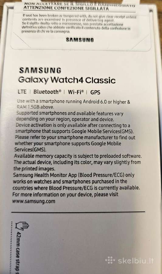 Galaxy watch 4 clasic lte 42mm Samsung - nuotraukos Nr. 8