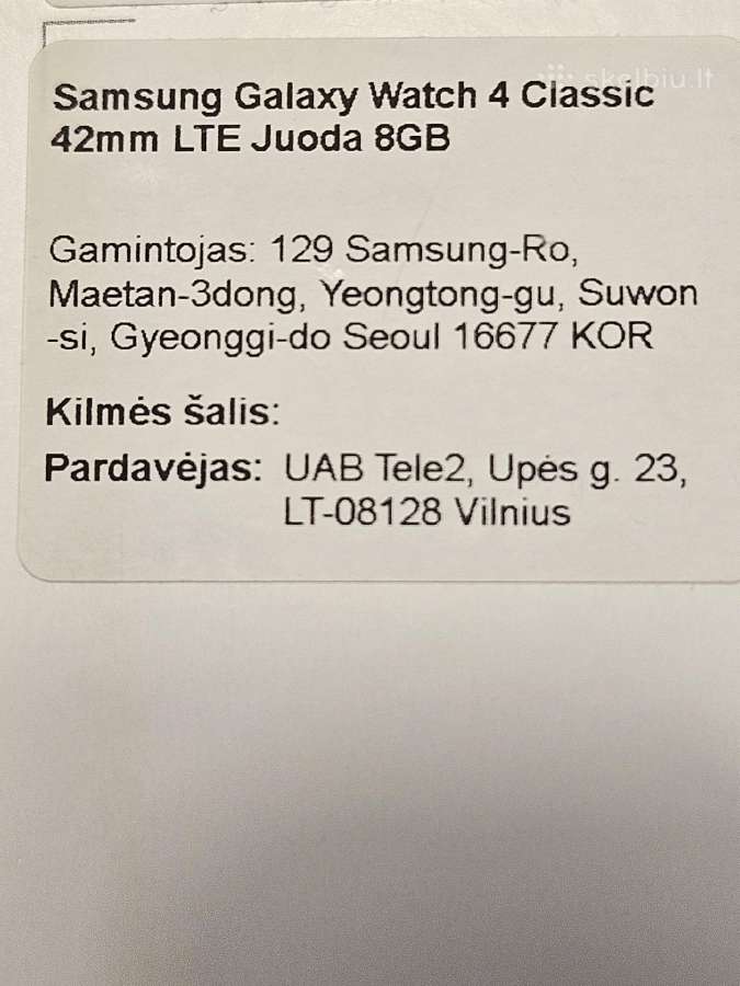 Galaxy watch 4 clasic lte 42mm Samsung - nuotraukos Nr. 9