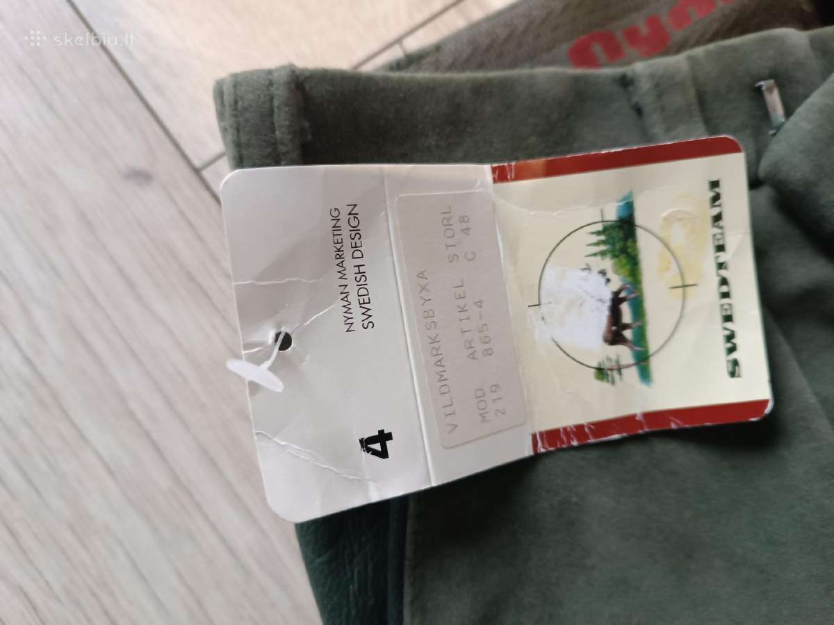Naujos medžiotojų ir žvejų kelnės