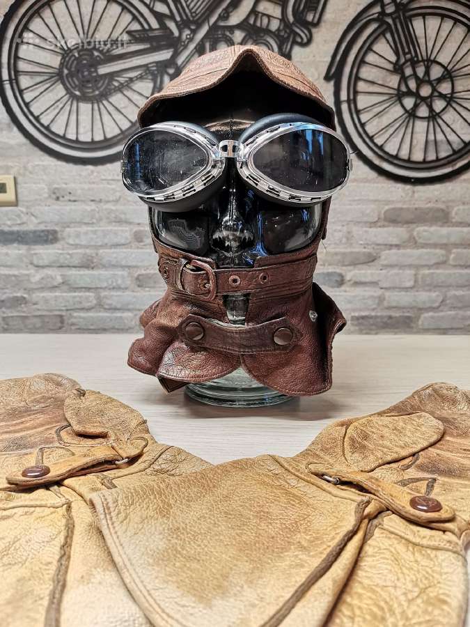 Motociklo/piloto odinis (po)šalmas ir pirštinės - nuotraukos Nr. 5