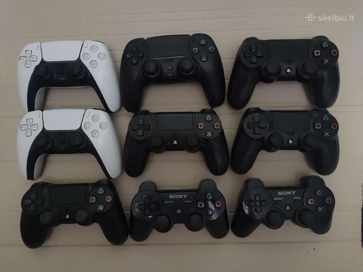 PS3, Ps4, Ps5 pulteliai, geros bukles