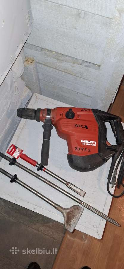 Hilti Te 80-atc perforatorius su priedais - Skelbiu.lt