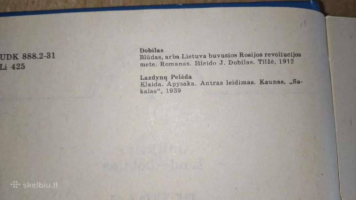 J. Lindė Dobilas - Blūdas, Lazdynų Pelėda - Klaida - nuotraukos Nr. 2