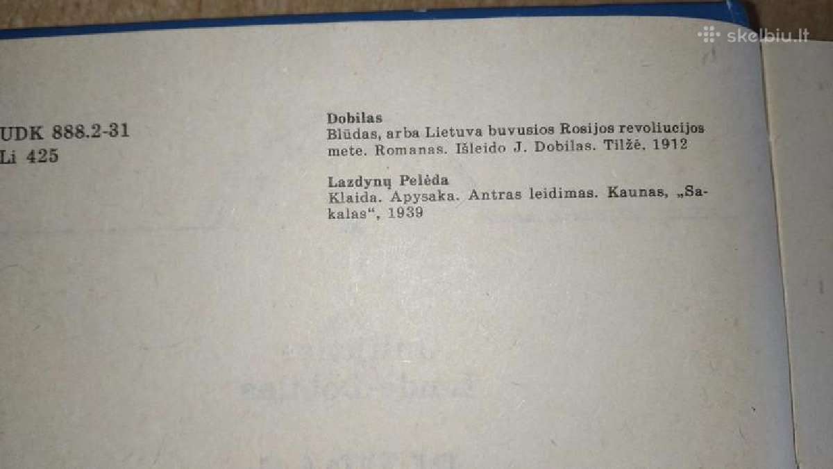 J. Lindė Dobilas - Blūdas, Lazdynų Pelėda - Klaida - nuotraukos Nr. 2