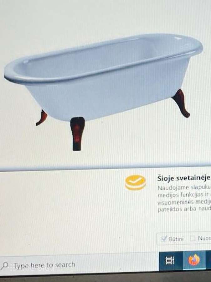 Parduodu antikvarinio tipo Villeroy & Boch vonią