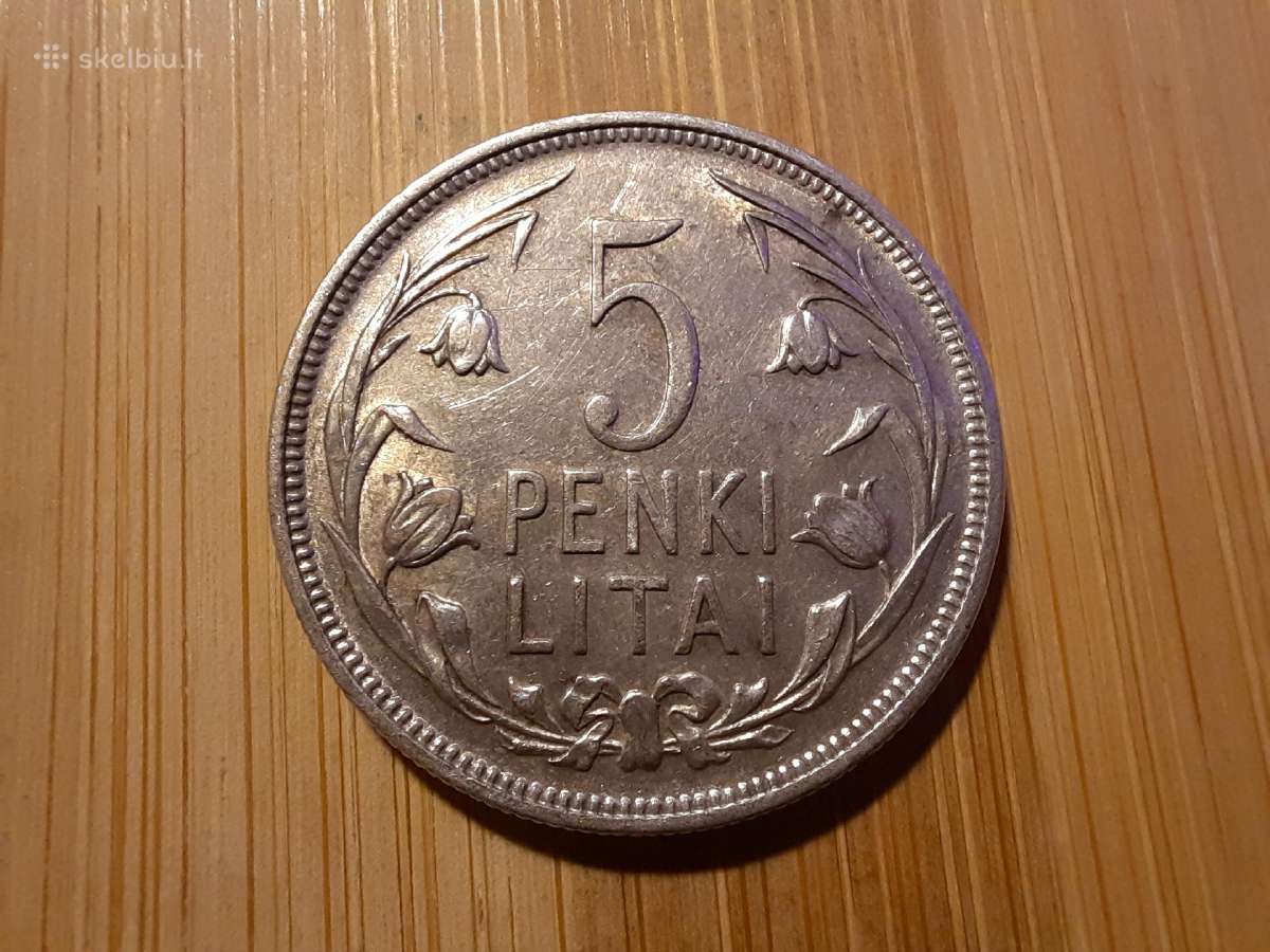 5 litai 1925 - Lietuva Tarpukaris