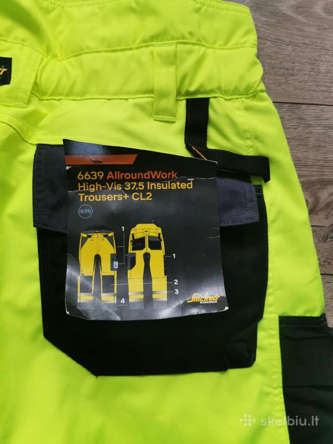 Snickers 6639 Allroundwork High-vis 37.5 - nuotraukos Nr. 3