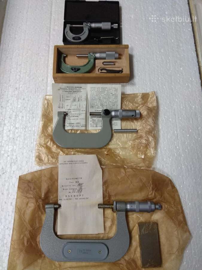 Mikrometrai 0-100mm