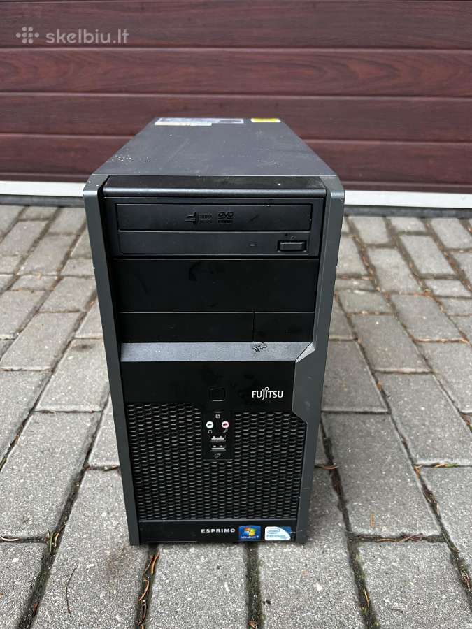 Fujitsu Esprimo P2550, Intel 320gb + Monitorius